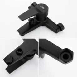 Robinet De Salle De Bain Robinet De Douche Robinet De Bain Robinet Baignoire Robinet Baignoires Avec Douche à Main Systèmes De Douche Mitigeur Mitigeur Pour Salle De Bain Douche Noir -Grohe || Hansgrohe Soldes Magasin 96931625 5