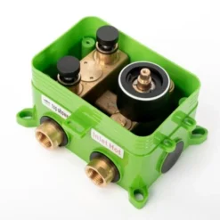 KIT DE DOUCHE AVEC THERMOSTAT ENCASTRÉ REA LUNGO MILER WHITE + BOX -Grohe || Hansgrohe Soldes Magasin 97190916 5