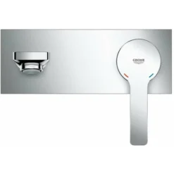 Grohe Lineare - Mitigeur De Lavabo L Encastré, Installation à 2 Trous, Chrome 23444001 -Grohe || Hansgrohe Soldes Magasin 97494528 4