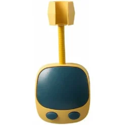 Support De Pomme De Douche Rotatif à 360 Degrés Pour Salle De Bain Sans Poinçon Support De Montage à Ventouse Réglable Support De Douche Bleu Jaune