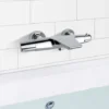 Robinet De Baignoire Cascade Mitigeur Thermostatique De Douche Pour Baignoire Robinet De Douche Laiton Chromé Design Elégant