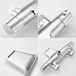 Robinet De Baignoire Cascade Mitigeur Thermostatique De Douche Pour Baignoire Robinet De Douche Laiton Chromé Design Elégant 8 Robinet De Baignoire Cascade Mitigeur Thermostatique De Douche Pour Baignoire Robinet De Douche Laiton Chromé Design Elégant -Grohe || Hansgrohe Soldes Magasin 97952462 4