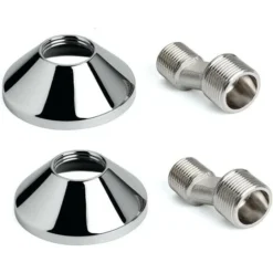 Mitigeur De Douche Extérieur Avec Raccordement Entraxe 10 Cm Damast 12087 Chromé 7 Mitigeur De Douche Extérieur Avec Raccordement Entraxe 10 Cm Damast 12087 Chromé -Grohe || Hansgrohe Soldes Magasin 98474563 4