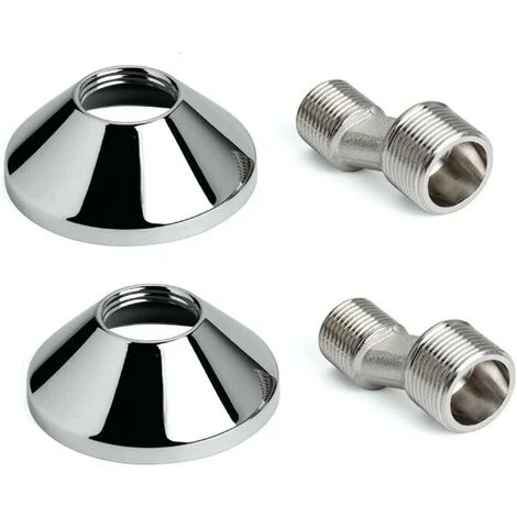 Mitigeur De Douche Extérieur Avec Raccordement Entraxe 10 Cm Damast 12087 Chromé 4 Mitigeur De Douche Extérieur Avec Raccordement Entraxe 10 Cm Damast 12087 Chromé – Image 4