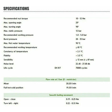Sedal 40 Mm Cartouche De Robinet En Céramique Pour Mitigeur Valve Remplacement 3 Sedal 40 Mm Cartouche De Robinet En Céramique Pour Mitigeur Valve Remplacement – Image 3